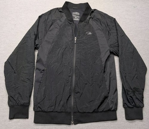 S　新品　JORDAN BRAND WOVEN JACKET NIKE Nike Air Jordan Woven Short Sleeve 1/4 Zip Grey Jacket Small
