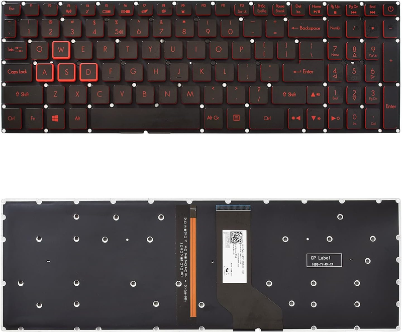 SUNMALL Replacement Keyboard with Backlit Compatible with Acer Nitro 5 AN515-31