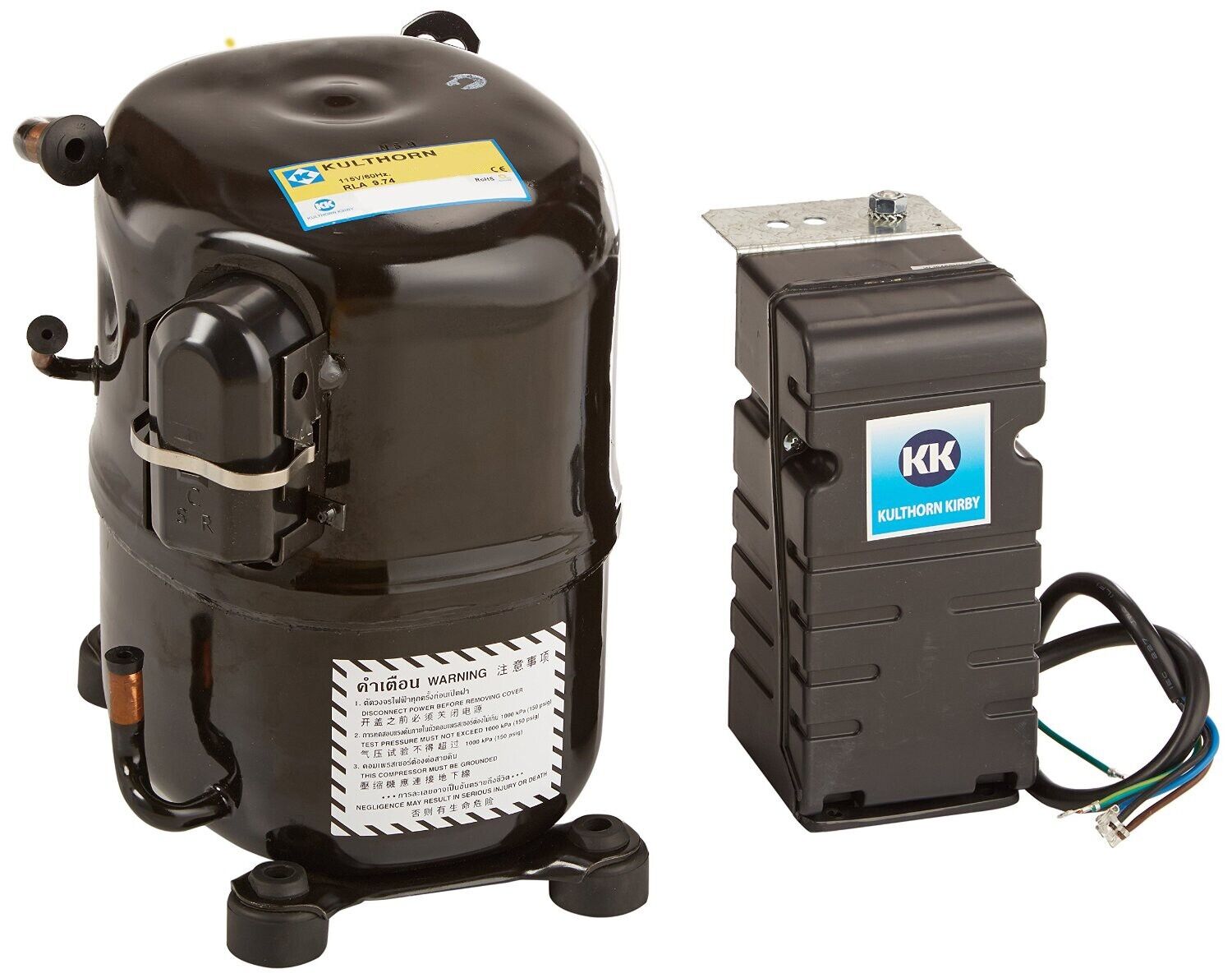 Kulthorn WJ9513Z-278L Compressor, 12,454/21,345 BTU 1-1/2 HP, 220V, R448A/R449A Kulthorn WJ9513Z-278L Compressor, 12,454/21,345 BTU 1-1/2 HP, 220V, R448A/R449A