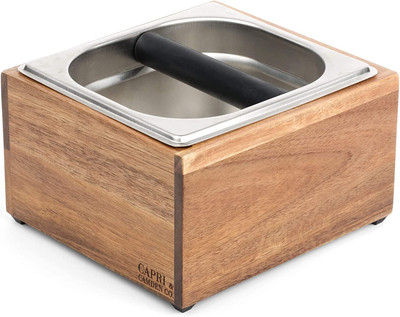 Knock Box | Large Capacity Espresso Knock Box | Non-Slip Base Knock Box Espresso