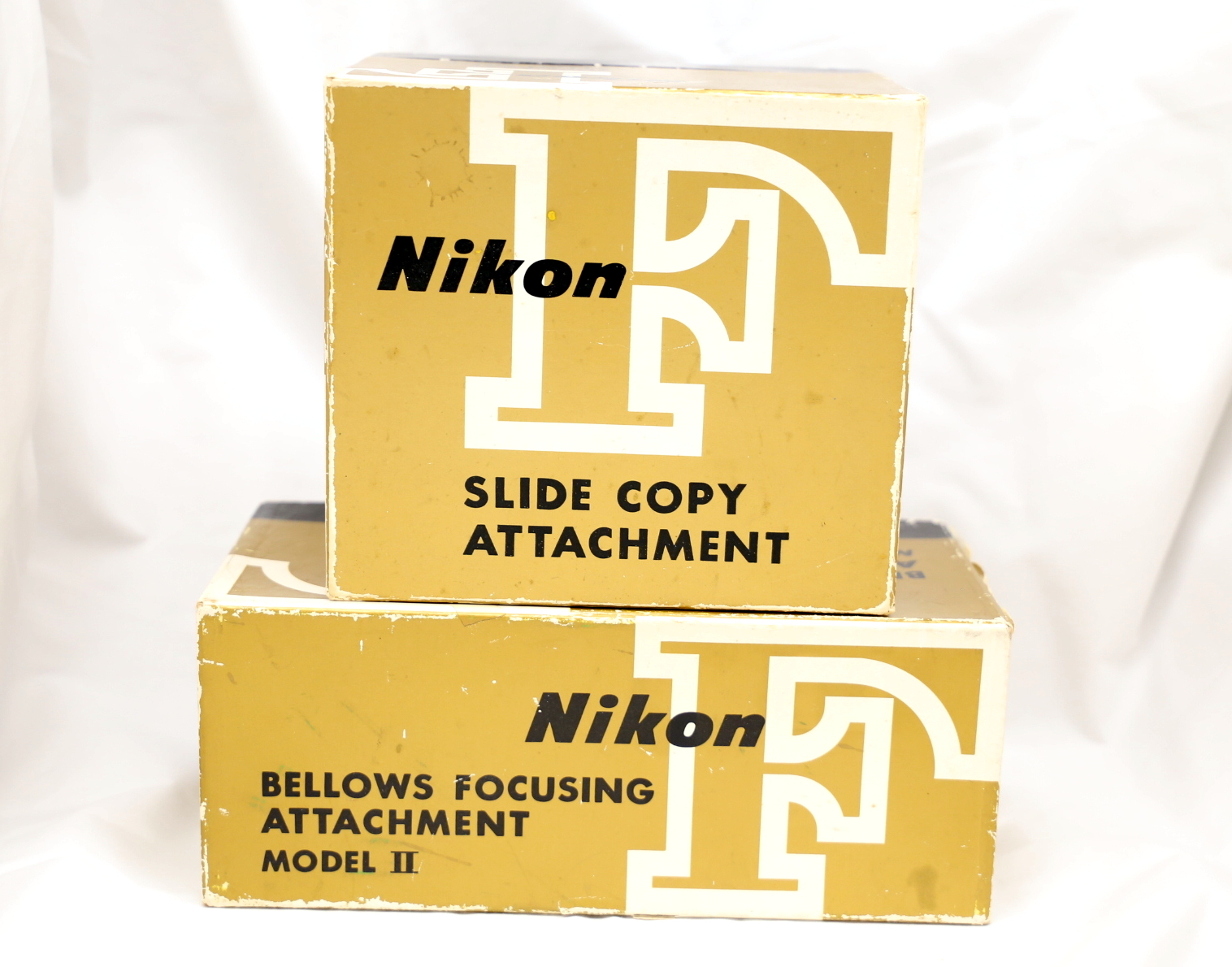 Nikon F Bellows Focusing Attachment Model II & Slide Copy Attachment & BR2 +BR3