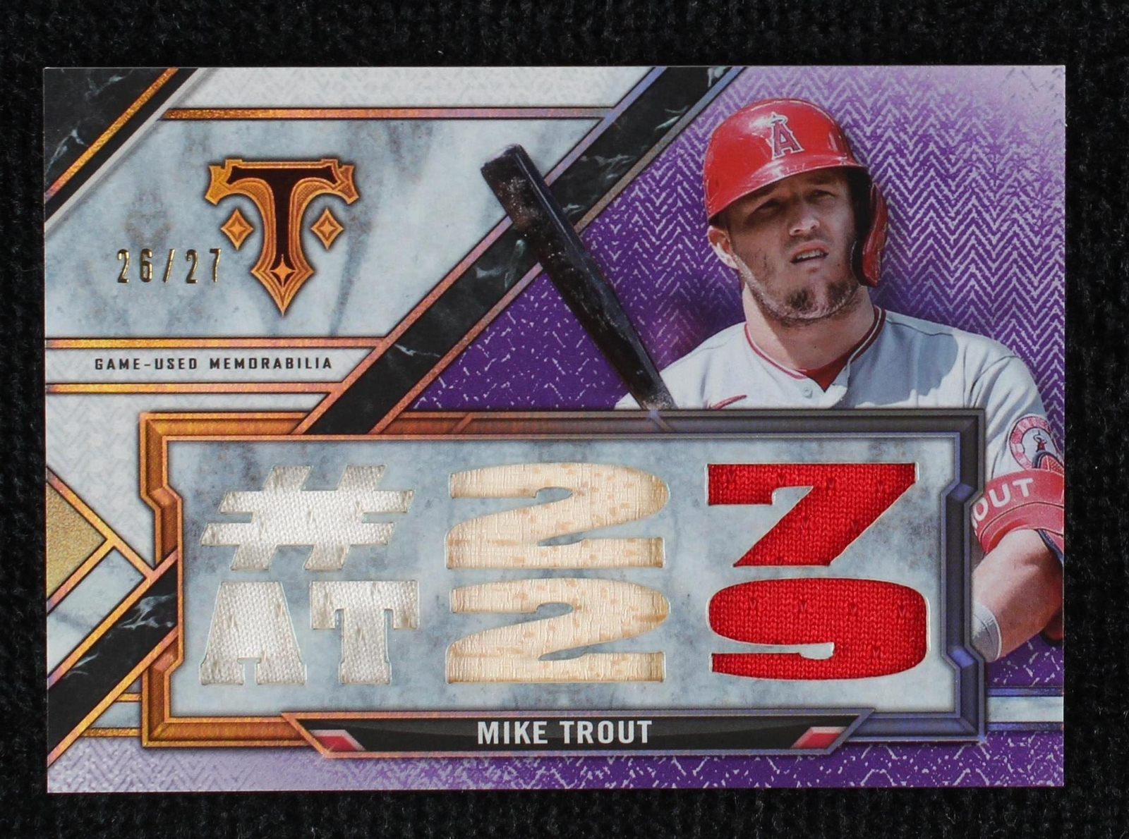 27枚限定 大谷翔平 Topps Triple Threads バット レリック