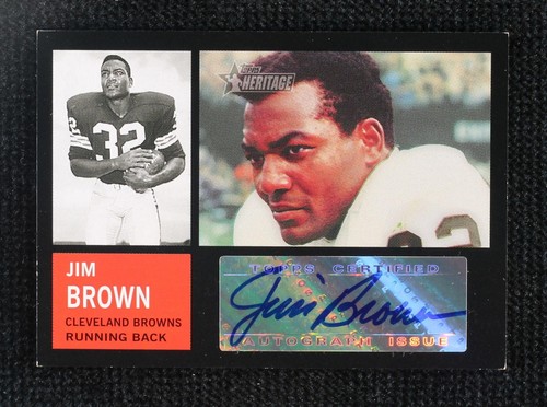 2005 Topps Heritage Jim Brown #ROA-JB