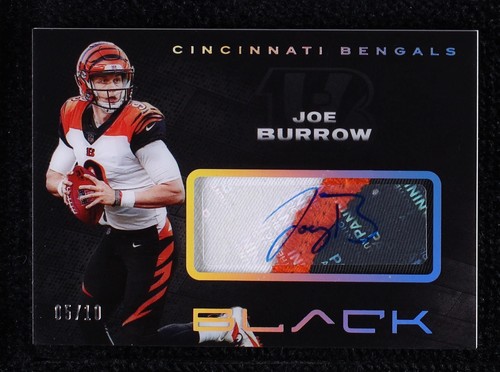 2020 Panini Black Joe Burrow #RJA-JB
