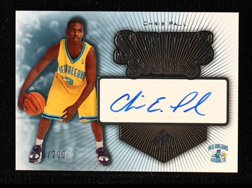 2005-06 Reflections Signature Chris Paul Blue #SR-CP - Auto