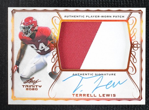 2020 Leaf Trinity Terrell Lewis #PA-TL1
