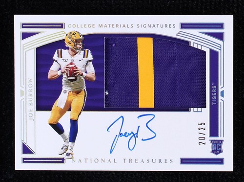 2020 Panini National Treasures Collegiate Joe Burrow #102