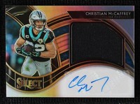 2020 Panini Select Christian McCaffrey #JUS-CMC