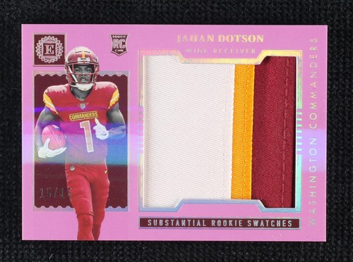 2022 Panini Encased Jahan Dotson #SS-10