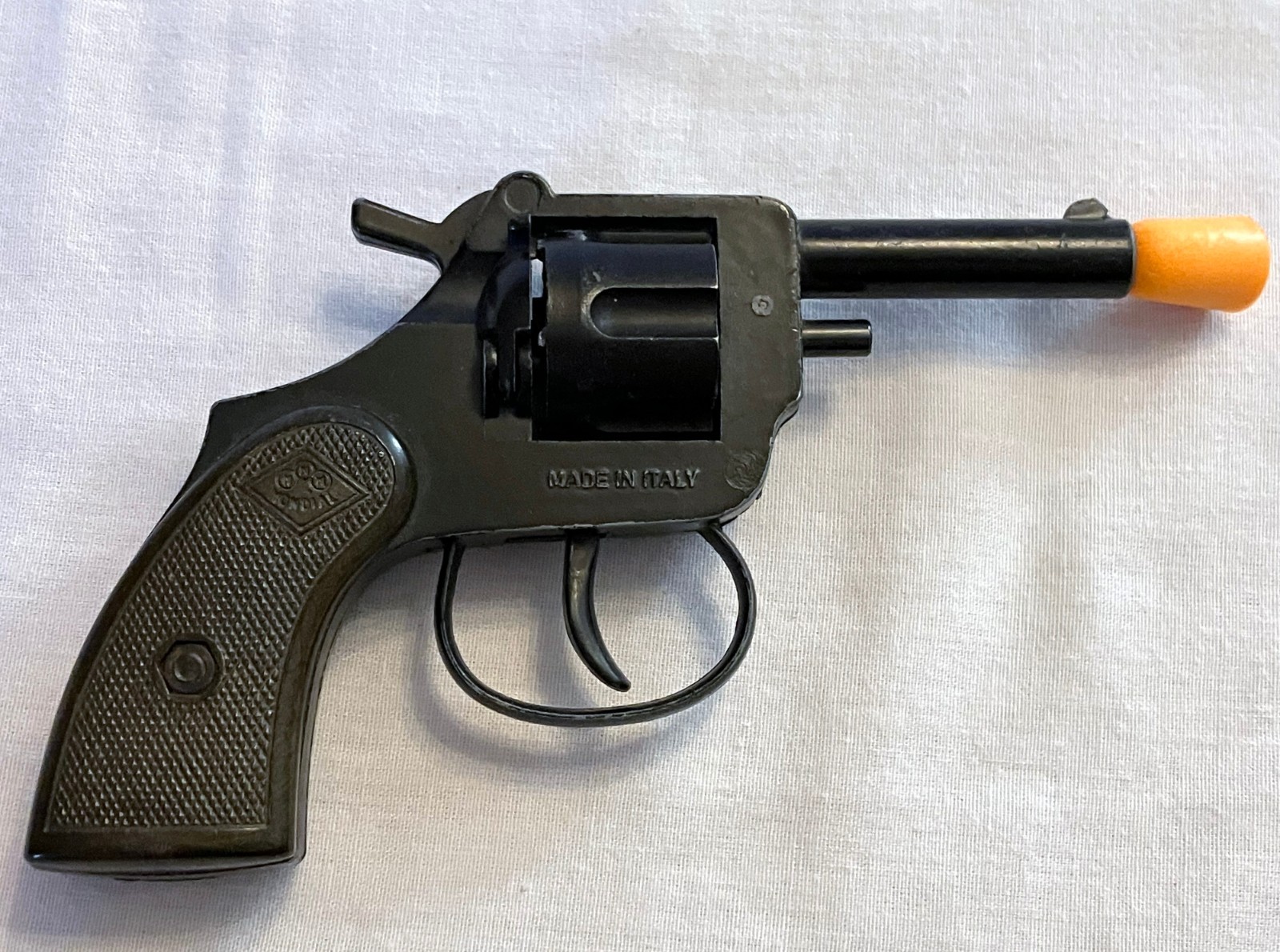Vintage 1960's Mondial Model 196 Edgemark Toy Cap Gun Made