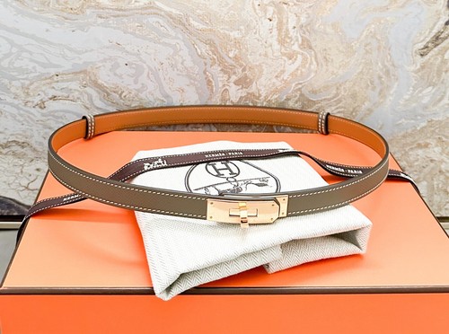 Hermes Epsom Kelly Etoupe Leather Belt | eBay