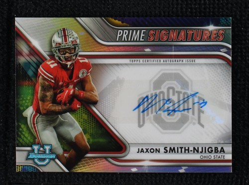 2022 Bowman University Chrome Jaxon Smith-Njigba #PCS-JS