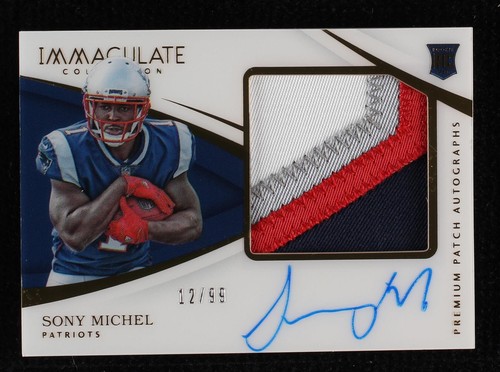 2018 Panini Immaculate Collection Sony Michel #PR-SM
