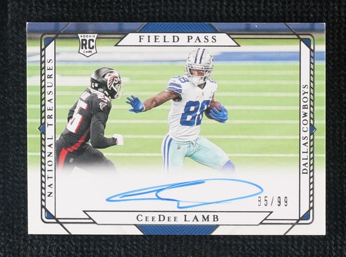 2020 Panini National Treasures CeeDee Lamb #FP-CL