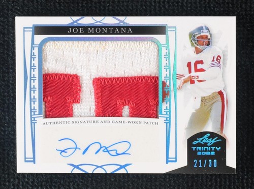 2022 Leaf Trinity Joe Montana #PA-JM2