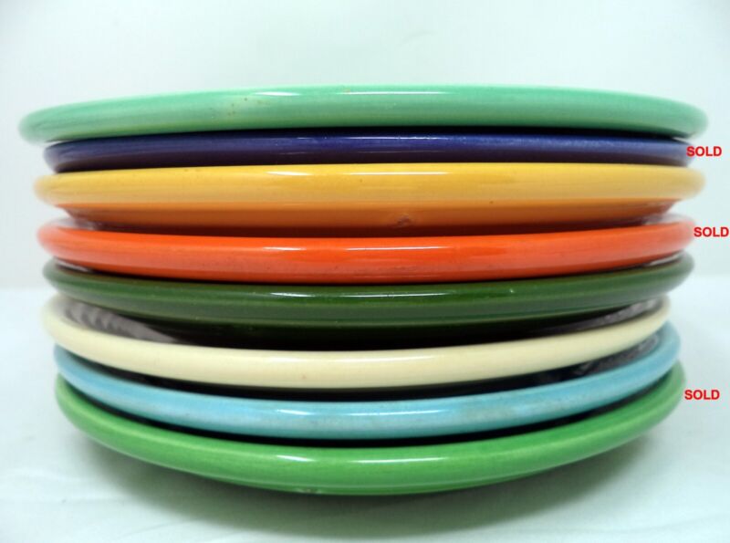 Genuine FIESTA 6" Saucer Plates (Select From 5 Colors)