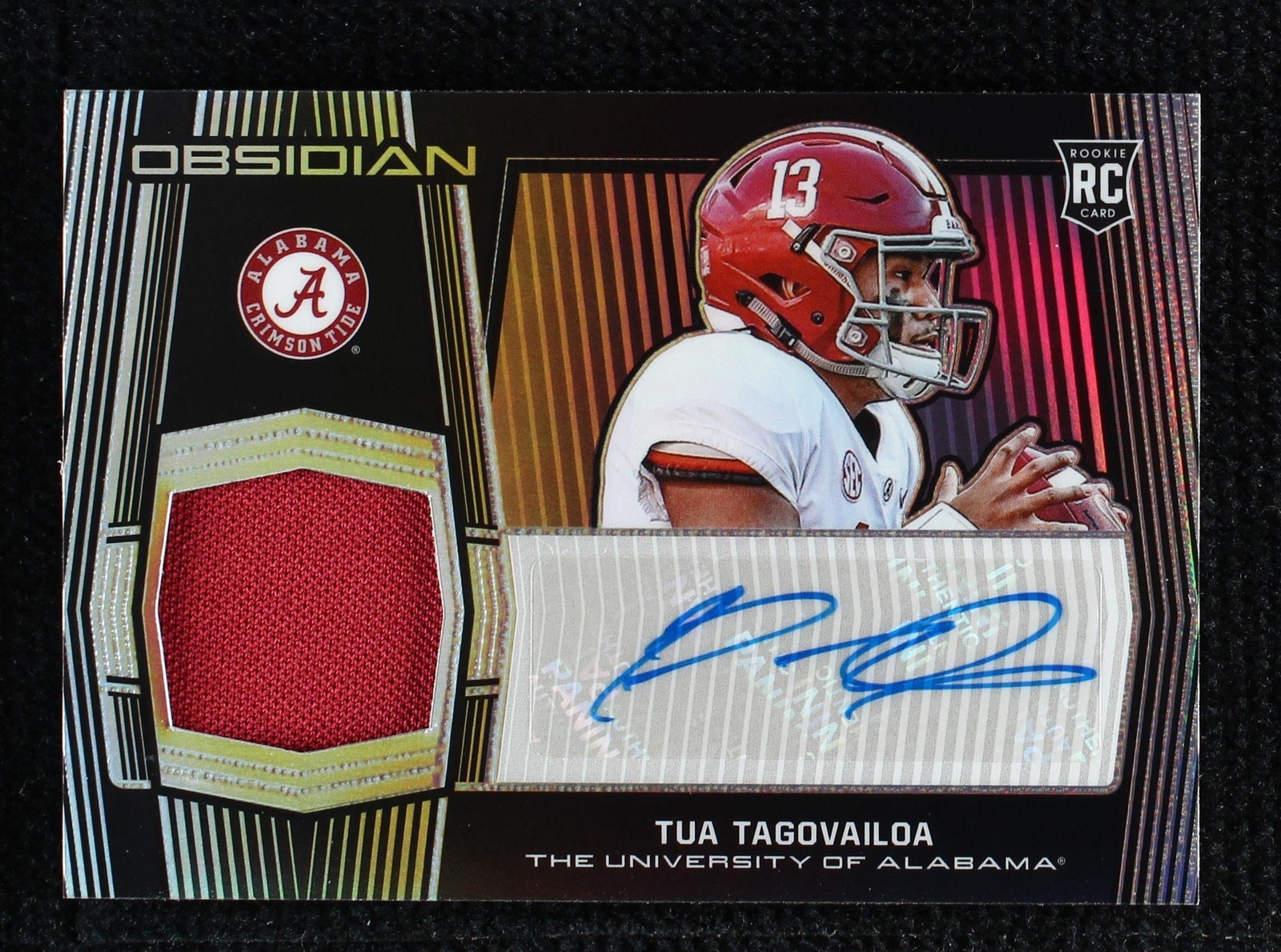 2020 Panini Obsidian Draft Picks Tua Tagovailoa #1