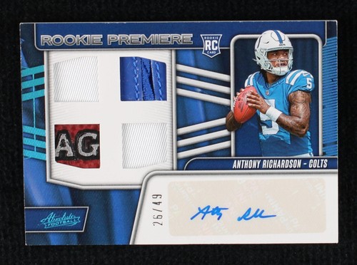 2023 Panini Absolute Anthony Richardson #RPMA-AR