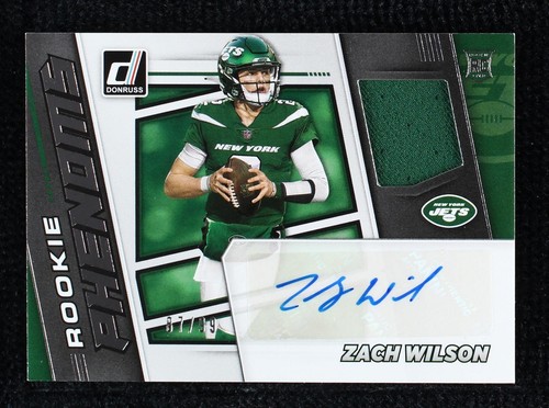 2021 Panini Donruss Zach Wilson #RPA-ZWI