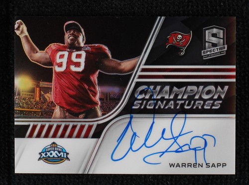 2022 Panini Spectra Warren Sapp #CS-WS