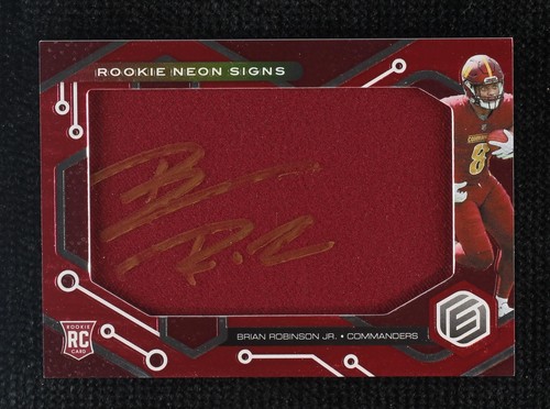 2022 Panini Elements Brian Robinson Jr. #RNS-BR