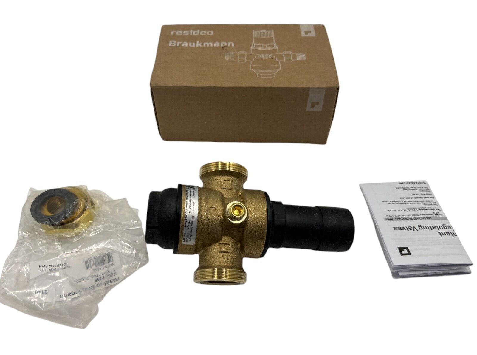 Resideo Braukmann OEM DS06-102-SUT-LF/U 1” Dialset PRV Single Union Sweat