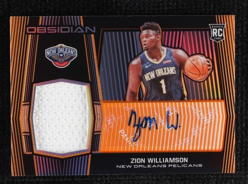 2019-20 Panini Obsidian -ZION WILLIAMSON- SP Purple RC Auto