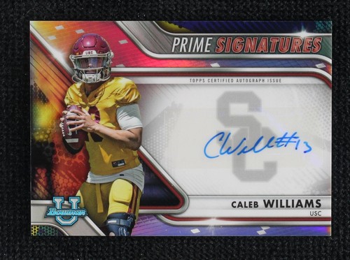 2022 Bowman University Chrome Caleb Williams #PCS-CW