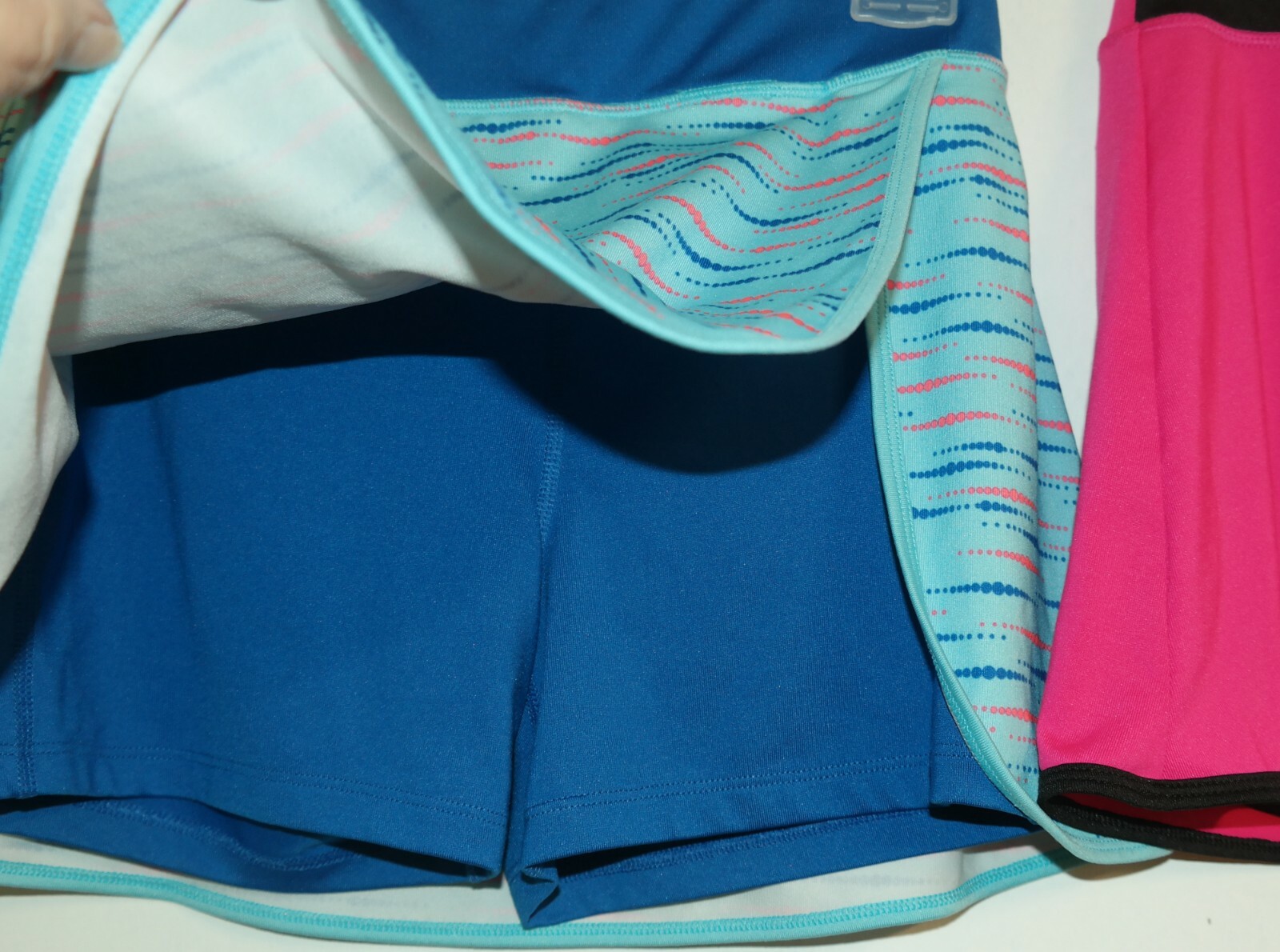 Lot Of 2 Danskin Now Girls Size L 10/12 Tennis Skorts Shorts