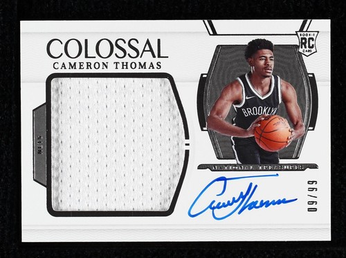 2021-22 Panini National Treasures - Cameron Thomas #CM-CMT