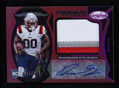 2021 Panini Certified Rhamondre Stevenson #237