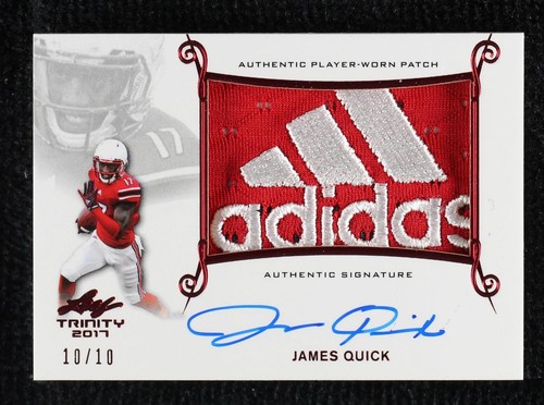 2017 Leaf Trinity James Quick #PA-JQ1