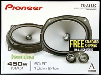 pioneer 3 way component speakers