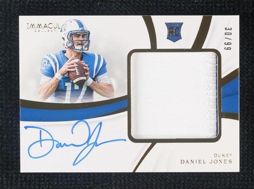 2019 Panini Immaculate Collection Collegiate Daniel Jones #116