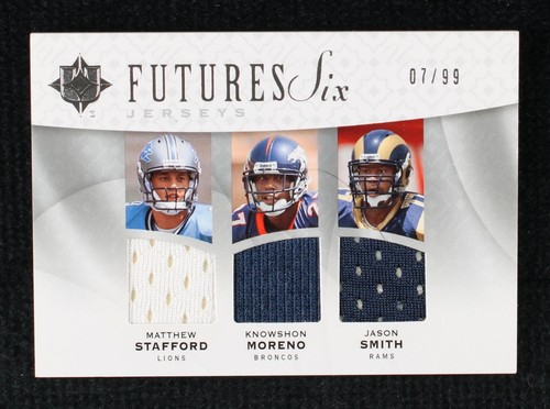 2009 Upper Deck Ultimate Collection Brandon Pettigrew Darrius Heyward-Bey Jason Smith #F6J-7