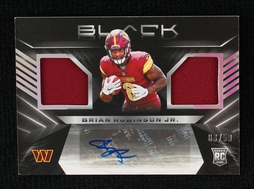 2022 Panini Black Brian Robinson Jr. #RSM-BRO