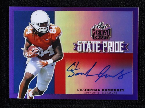 2019 Leaf Metal Draft Lil'Jordan Humphrey #SP-LJH