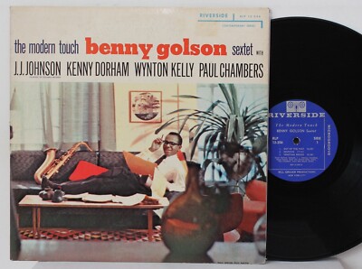 Benny Golson LP ''The Modern Touch'' Riverside 12-256 ~ DG Mono ~ Kenny Dorham