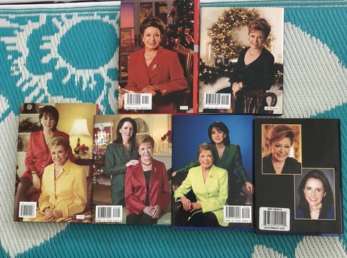 EUC LOT OF 6 MARY HIGGINS CLARK/CAROL HIGGINS CLARK H/C CHRISTMAS BOOKS.