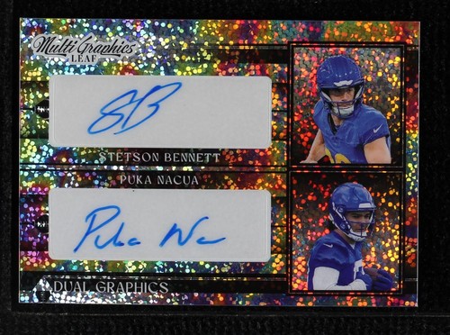 2023 Leaf Eclectic Puka Nacua Stetson Bennett #MDG-49