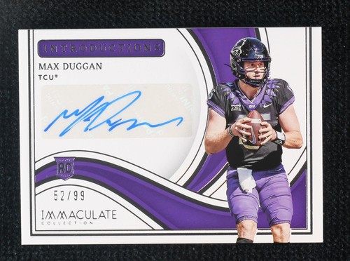 2023 Panini Immaculate Collection Collegiate Max Duggan #II-MD