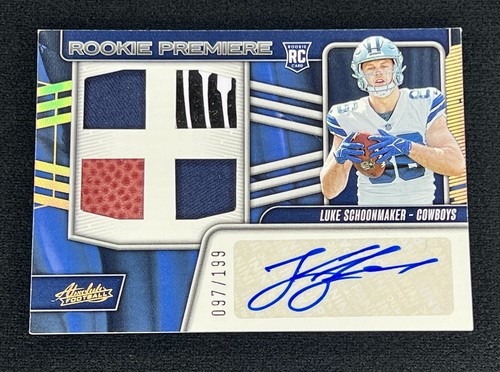 2023 Panini Absolute Luke Schoonmaker #RPMA-218