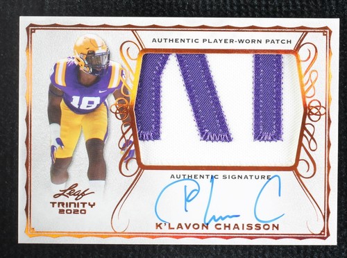 2020 Leaf Trinity K'Lavon Chaisson #PA-KLC