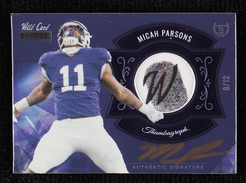 2021 Wild Card MATTE Micah Parsons #MTA-18