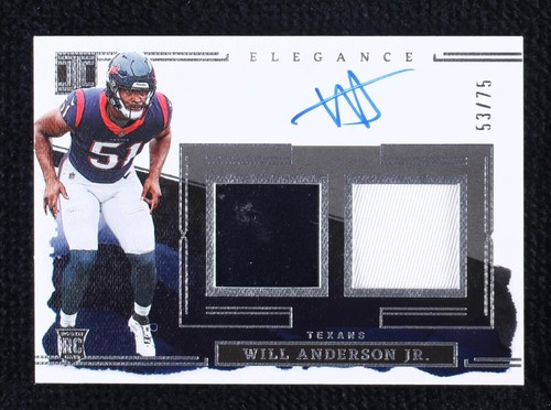 2023 Panini Impeccable Will Anderson #40