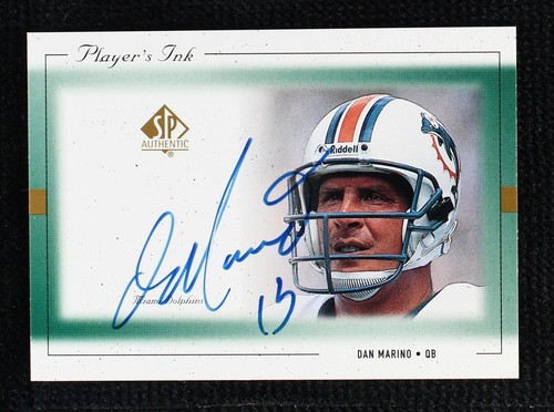 1999 SP Authentic Dan Marino #DM-A