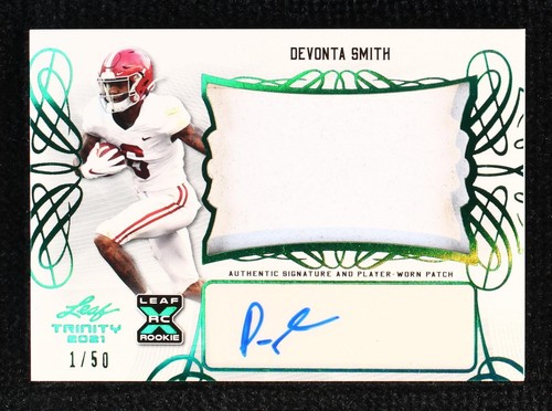 2021 Leaf Trinity DeVonta Smith #PA-DS3