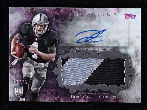 2014 Topps Inception Derek Carr #IAJP-DC