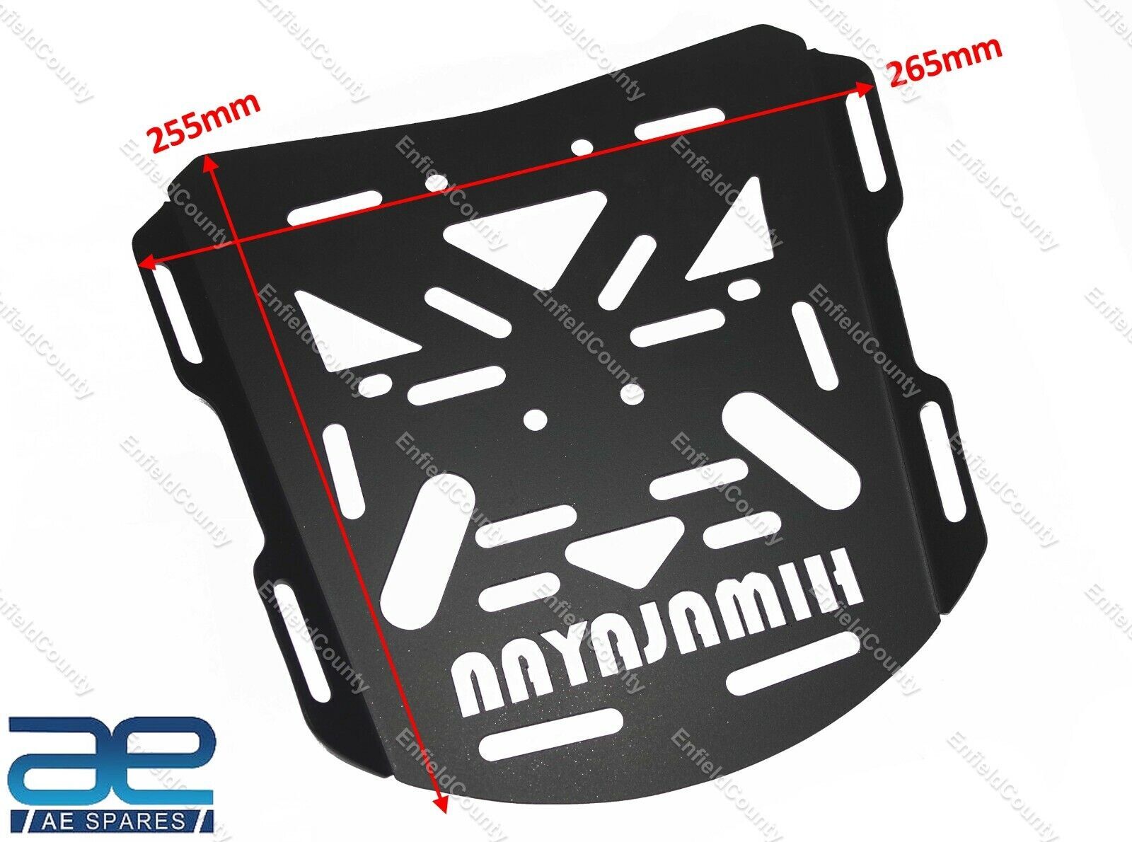 For Royal Enfield Himalayan 411 Carrier Plate Steel Back 