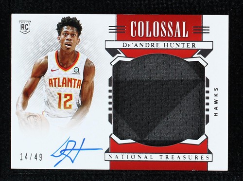 2019-20 Panini National Treasures - De'Andre Hunter #CMA-DAH